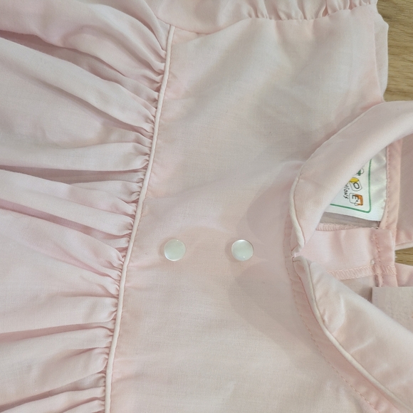 Vintage Pink Baby Dress and Bloomers Set - Picture 4 of 5